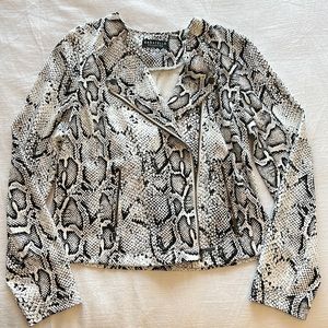 Snakeskin jacket